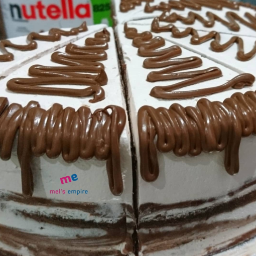 Chocolate Nutella Slice Cake