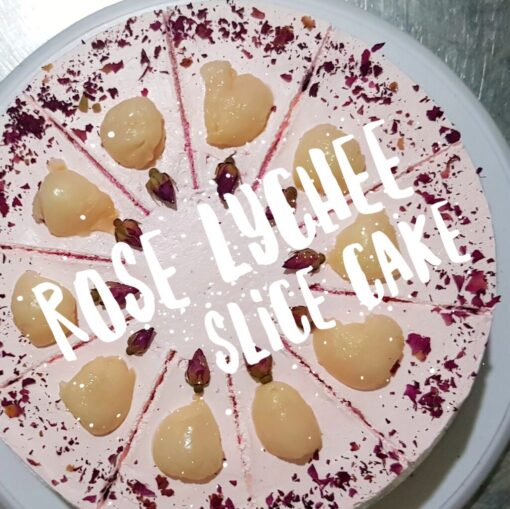 rose lychee cake